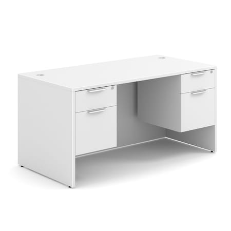 Officesource 29.50'' H, White, 60.00'' W X DBLHDOS103WH